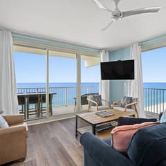 Shores of Panama #1729 Direct Beachfront, Lg Wrap Balcony!