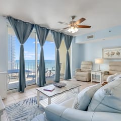 Shores of Panama #907, 2BR+BK/3BA, Beachfront!